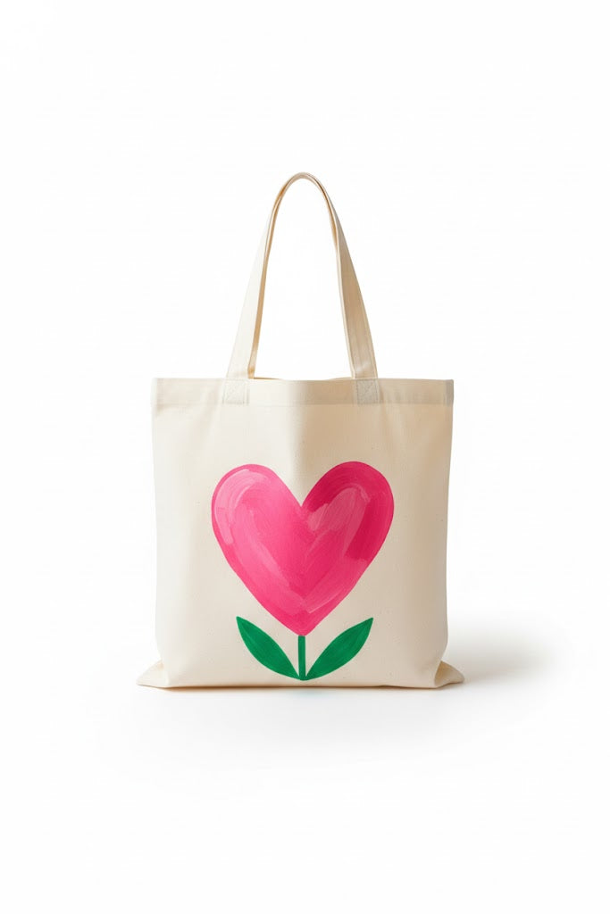 Blush Heart Tote