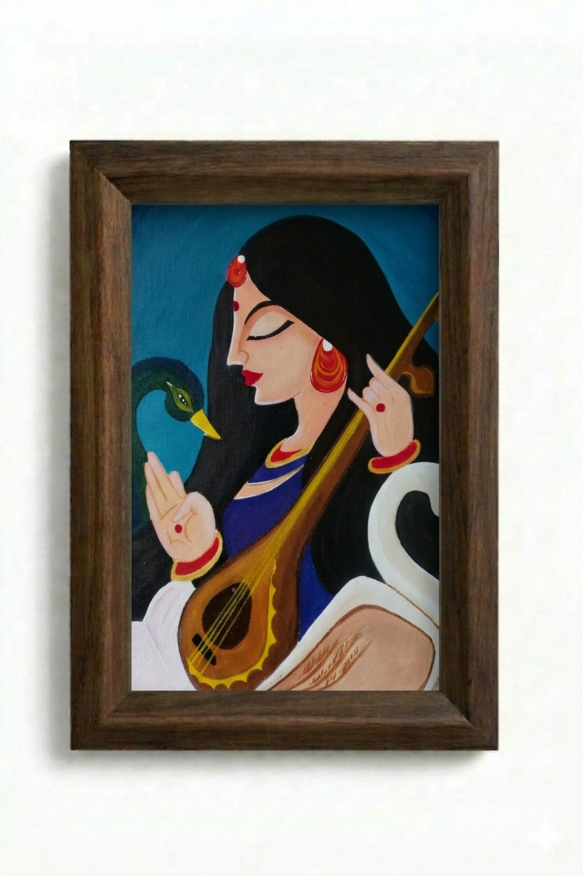 The Muse of Music (Saraswati)